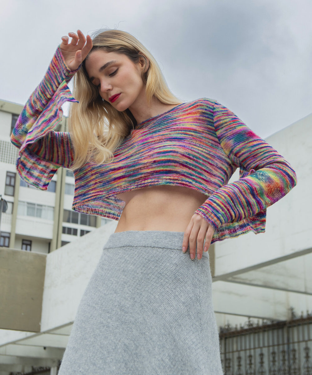 60% Baby Alpaca 5% Merino Wool - 35% Recycled Polyamide